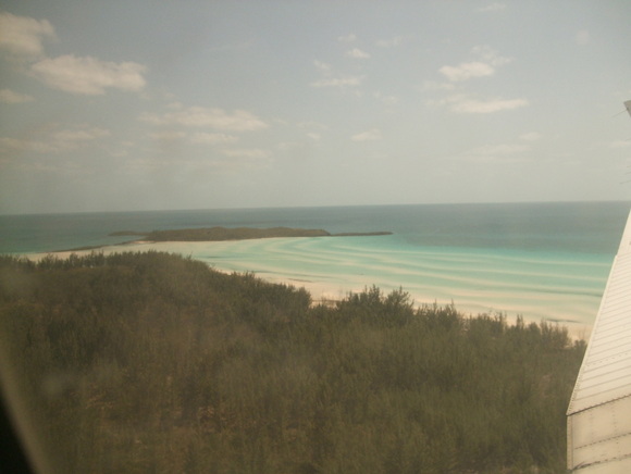 Approach and Landing into Governor's Harbour, Bahamas from Beech 1900 Beautiful Beach