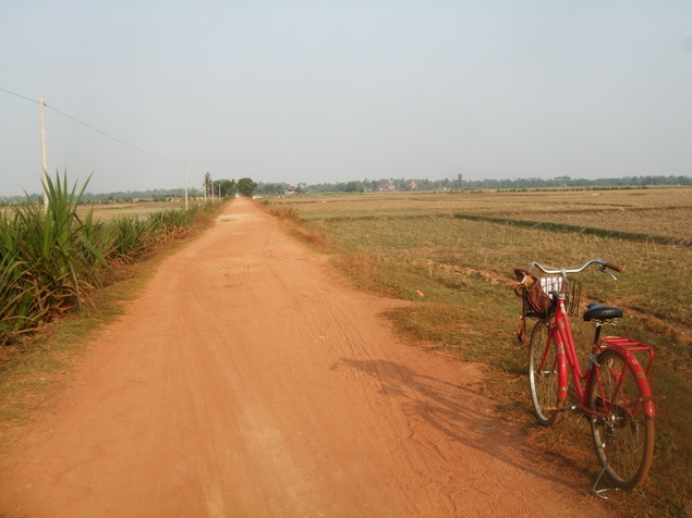 Siem Reap bicycle rental off beaten path Cambodia